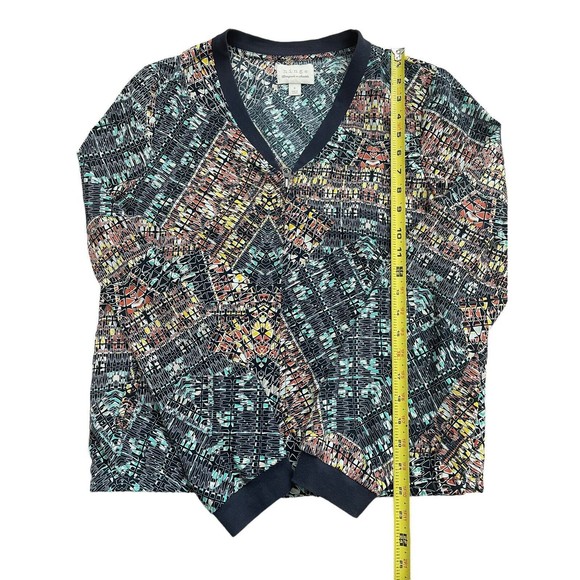 Hinge Womens Blue Zip Up Bomber Jacket Size Small Lightweight Long Sleeve - Picture 5 of 7